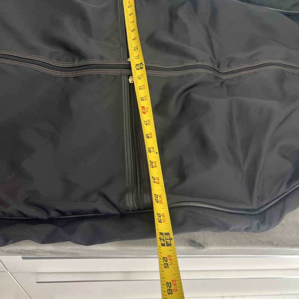 Black Canvas Vintage American Tourister Hanging Garment Bag 43x24 NWT! - Picture 11 of 13